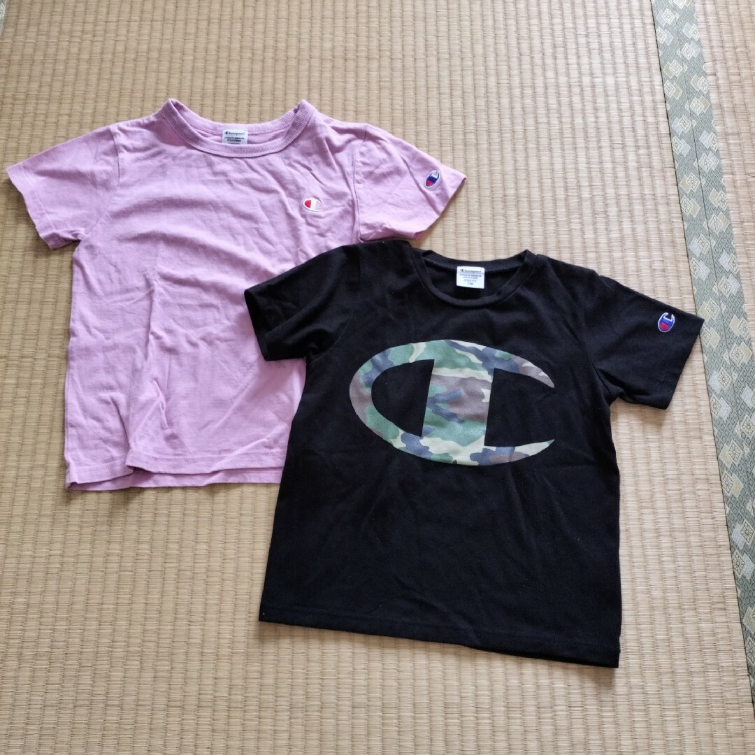 Champion(チャンピオン)のチャンピオン　Champion　Tシャツ　120 130 2枚セット キッズ/ベビー/マタニティのキッズ服男の子用(90cm~)(Tシャツ/カットソー)の商品写真