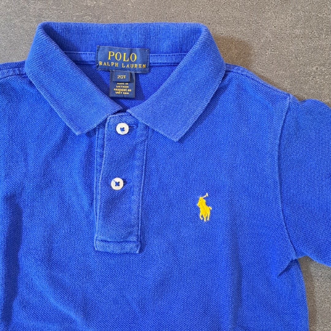 POLO RALPH LAUREN(ポロラルフローレン)のポロラルフローレン　ポロシャツ　2T キッズ/ベビー/マタニティのキッズ服男の子用(90cm~)(Tシャツ/カットソー)の商品写真