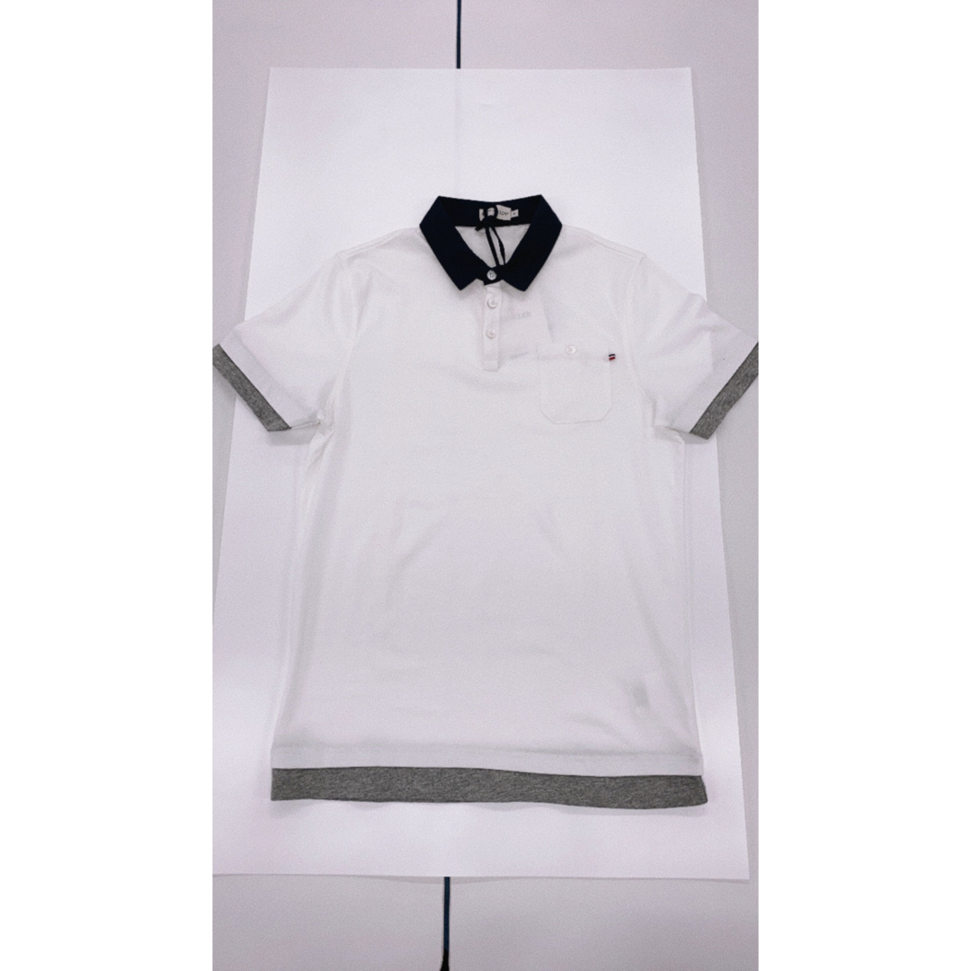 MONCLER - 値下げ 新品!モンクレール ポロシャツ メンズ Sサイズ 白