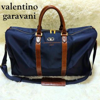 ヴァレンティノガラヴァーニ(valentino garavani)のヴァレンティノ ガラヴァーニ  2way バッグ ボストン ネイビー(ボストンバッグ)