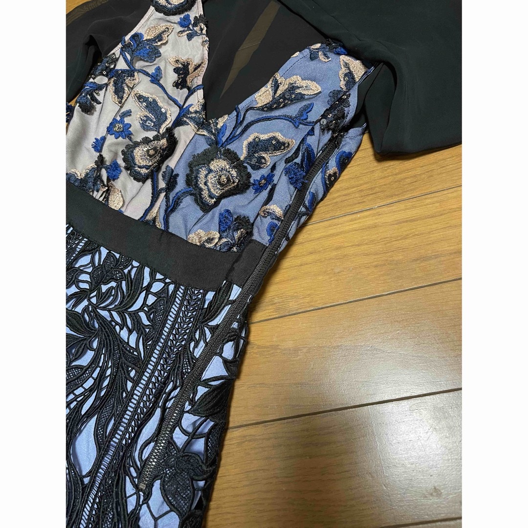 SELF PORTRAIT(セルフポートレイト)のセルフポートレイト　ワンピース　レース　長袖　ドレス レディースのワンピース(ひざ丈ワンピース)の商品写真