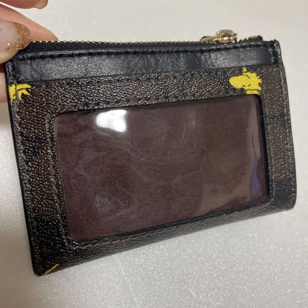 最大5万円OFFクーポン! 【美品】COACH スヌーピーコラボ IDケース