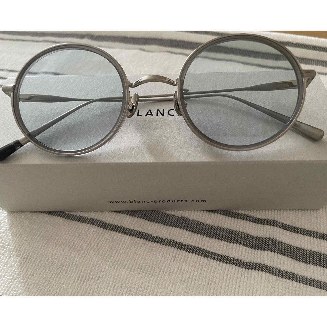 blanc B0013 シャンパン×グリーン　サングラス