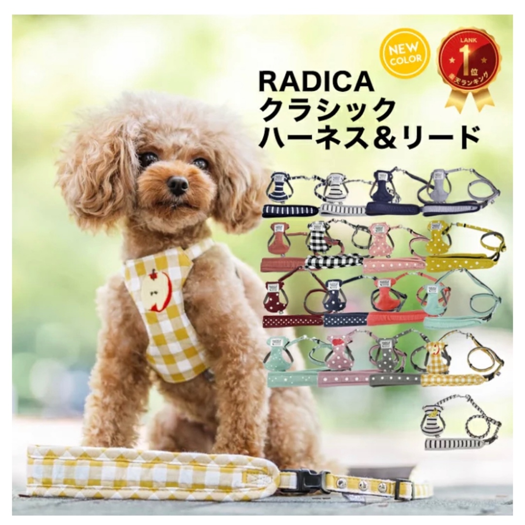 RADICA(ラディカ)のハーネス&リード　犬用 ハンドメイドのペット(リード/首輪)の商品写真