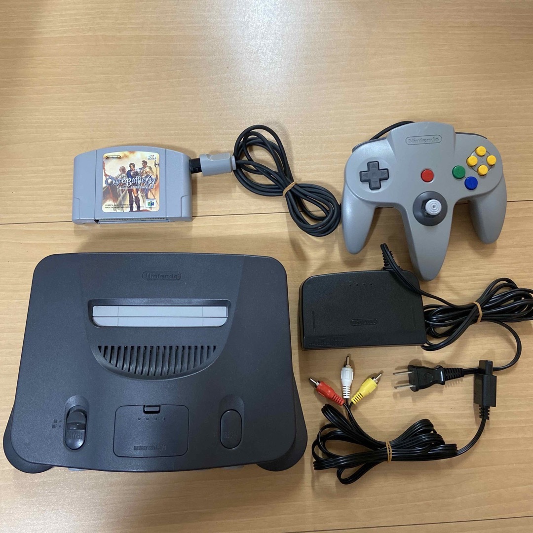 【動作確認済】任天堂 Nintendo64 本体一式 ＋ ソフト1本 | フリマアプリ ラクマ