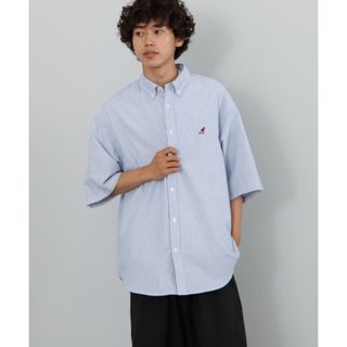 カンゴール(KANGOL)のKANGOL × BEAMS オックスフォード ボタンダウン  シャツ　Mサイズ(シャツ)