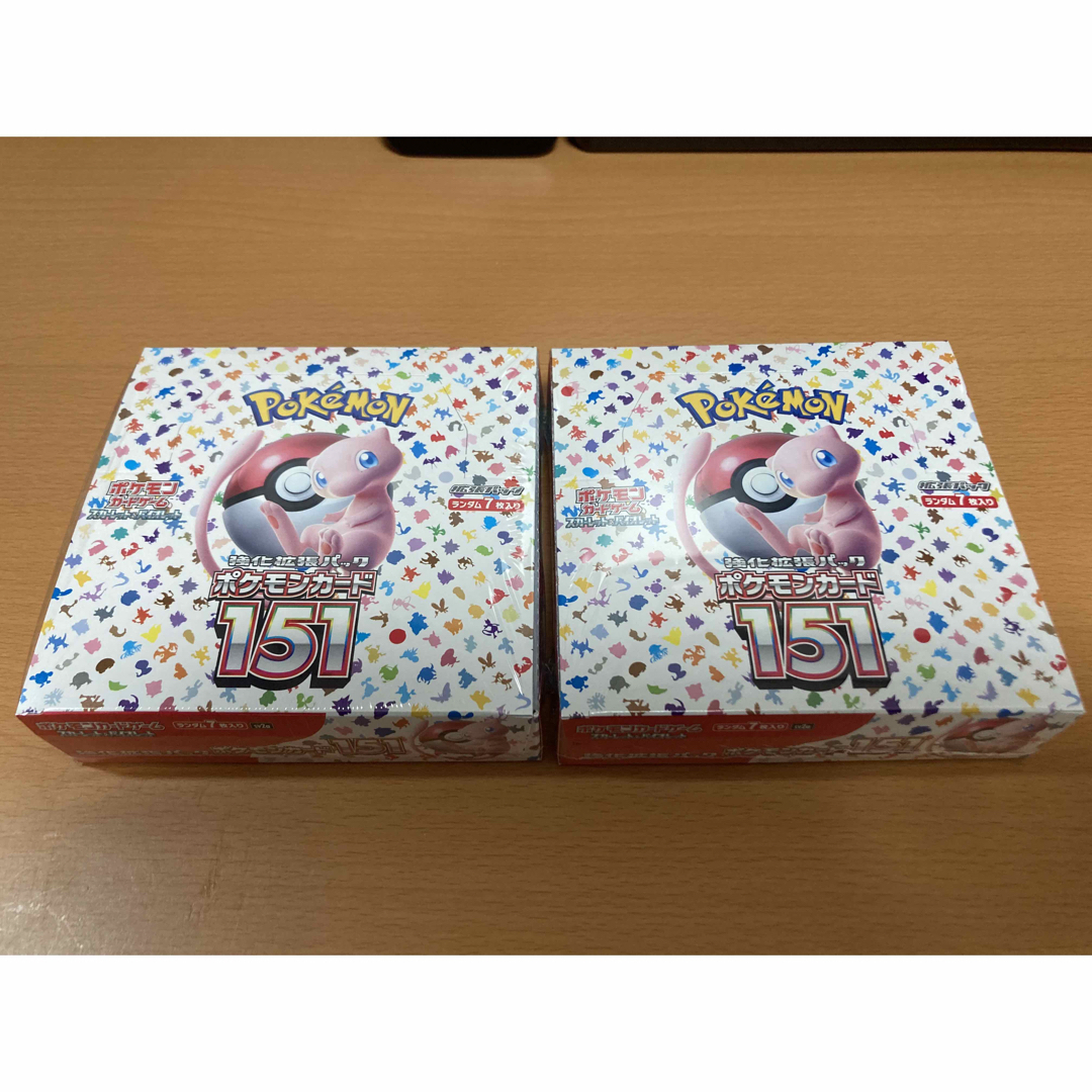 ポケモン カード 151 2BOX シュリンク付き　ボックス　未開封