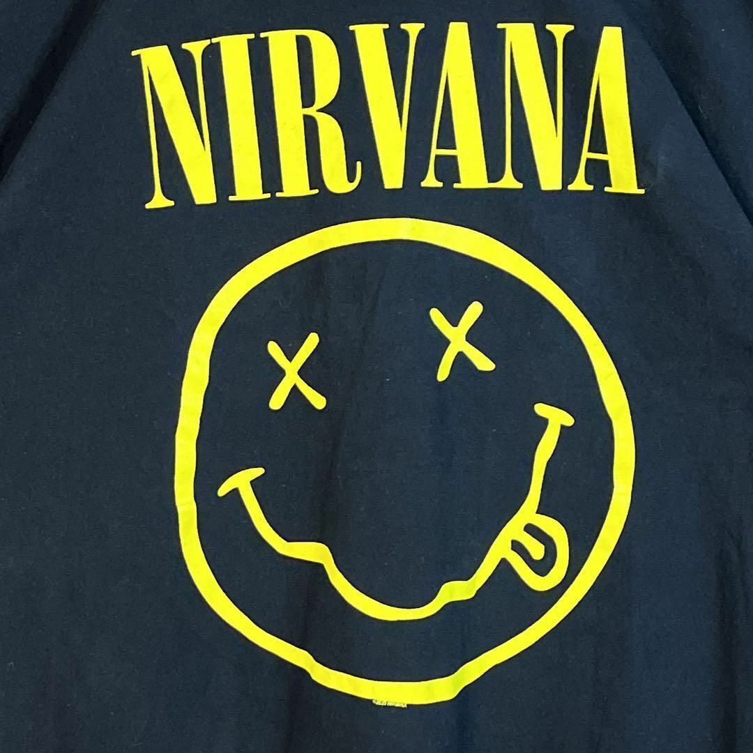 MUSIC TEE(ミュージックティー)の【オーバーサイズ】古着　音楽系　ニルヴァーナ　NIRVANA バンドTシャツXL メンズのトップス(Tシャツ/カットソー(半袖/袖なし))の商品写真