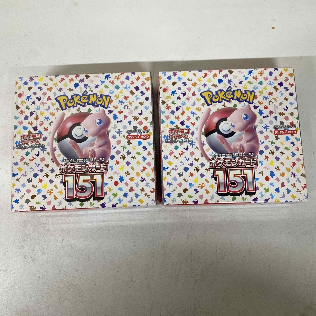 ポケモンカード 151 box 新品未開封　シュリンク付き2BOX