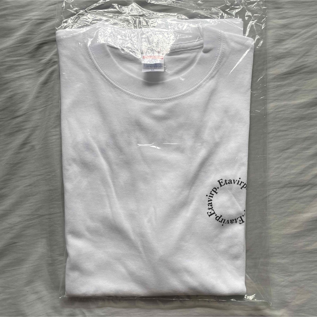 etavirp Circle Logo Tee.  Gray × Blue L