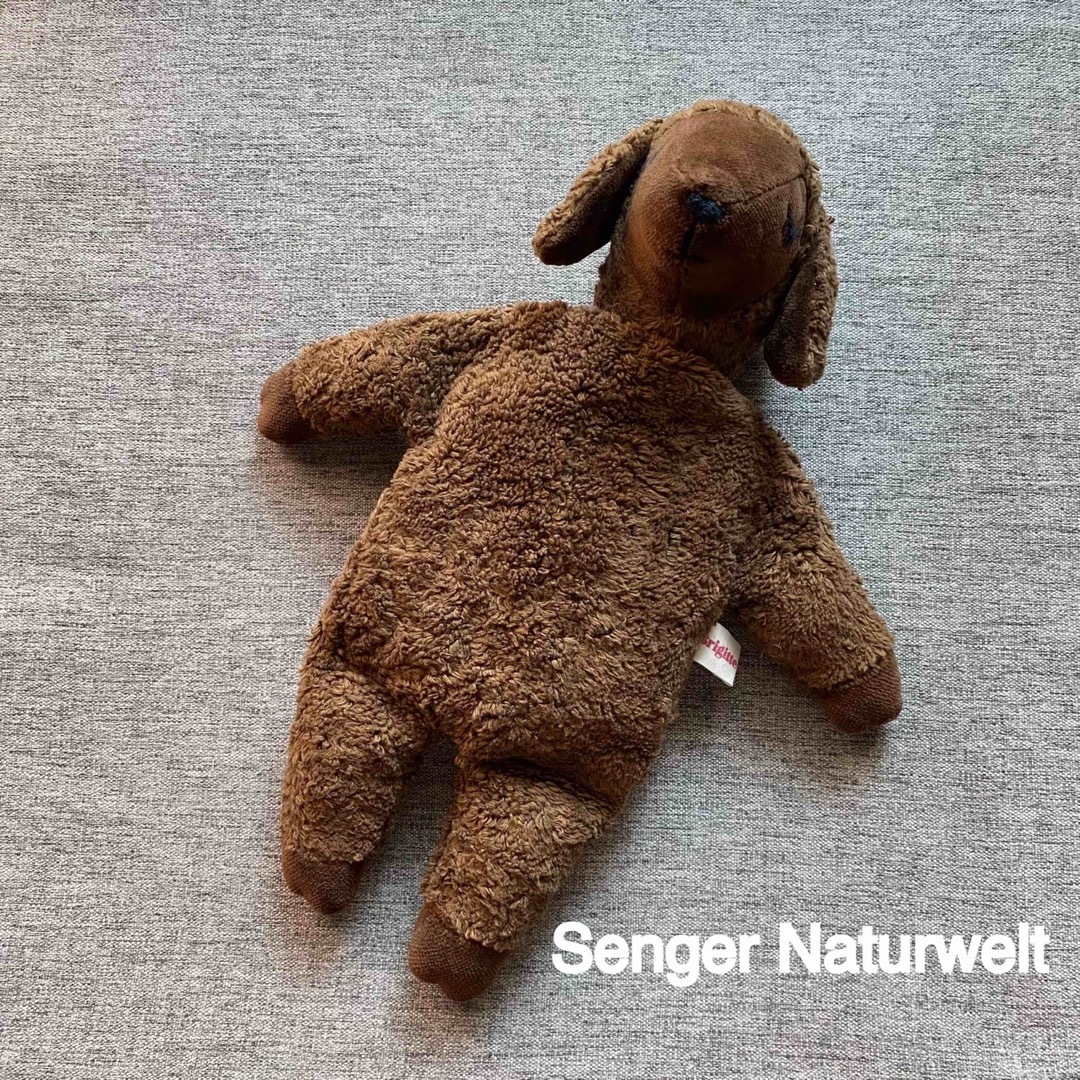 激レア★Senger Naturwelt * sheep ひつじ ブラウン キッズ/ベビー/マタニティのおもちゃ(ぬいぐるみ/人形)の商品写真