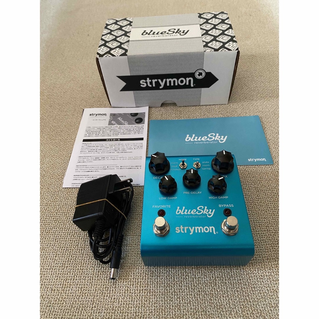 【Strymon ストライモン】ブルースカイ リバーブ エフェクター楽器