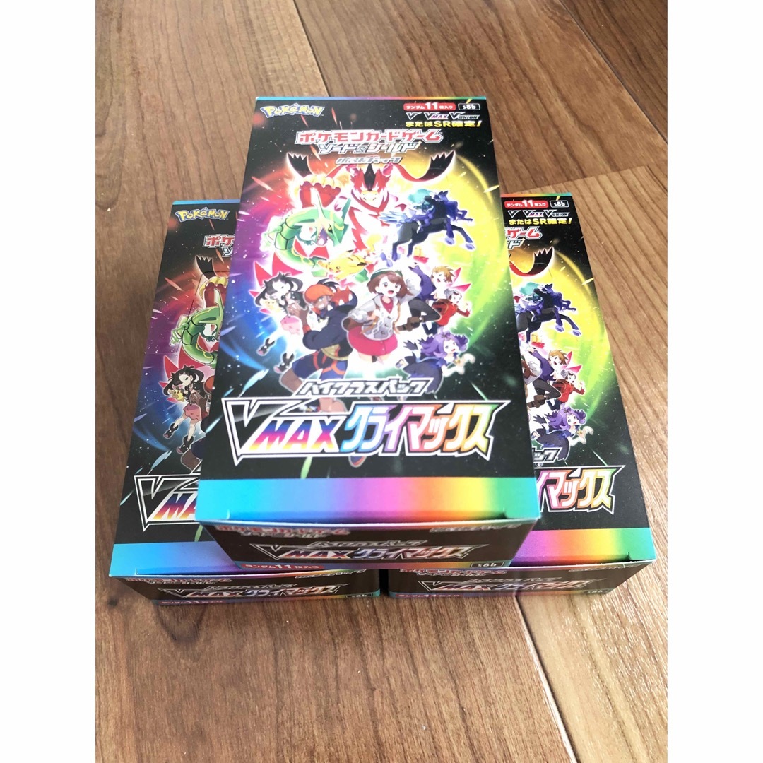 ポケモン - ポケカ VMAXクライマックス3BOXシュリンク無の通販 by