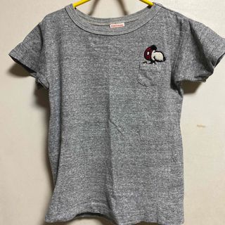 デニムダンガリー(DENIM DUNGAREE)のDENIM DUNGREE×SNOOPY/ワッペン付き半袖Tシャツ(Tシャツ/カットソー)