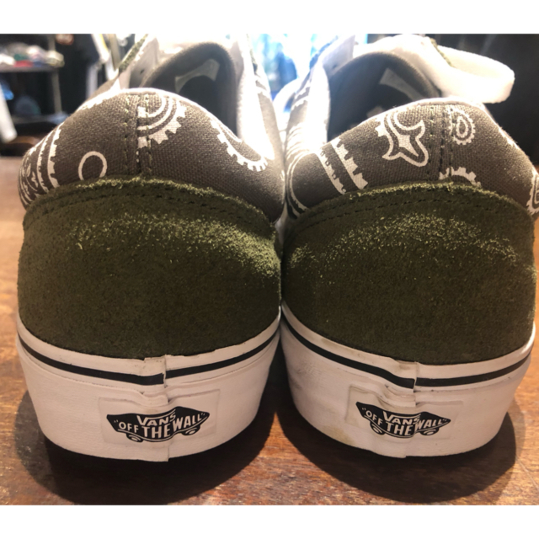 VANS バンズ オールドスクール 27.5cm ペイズリー柄 3