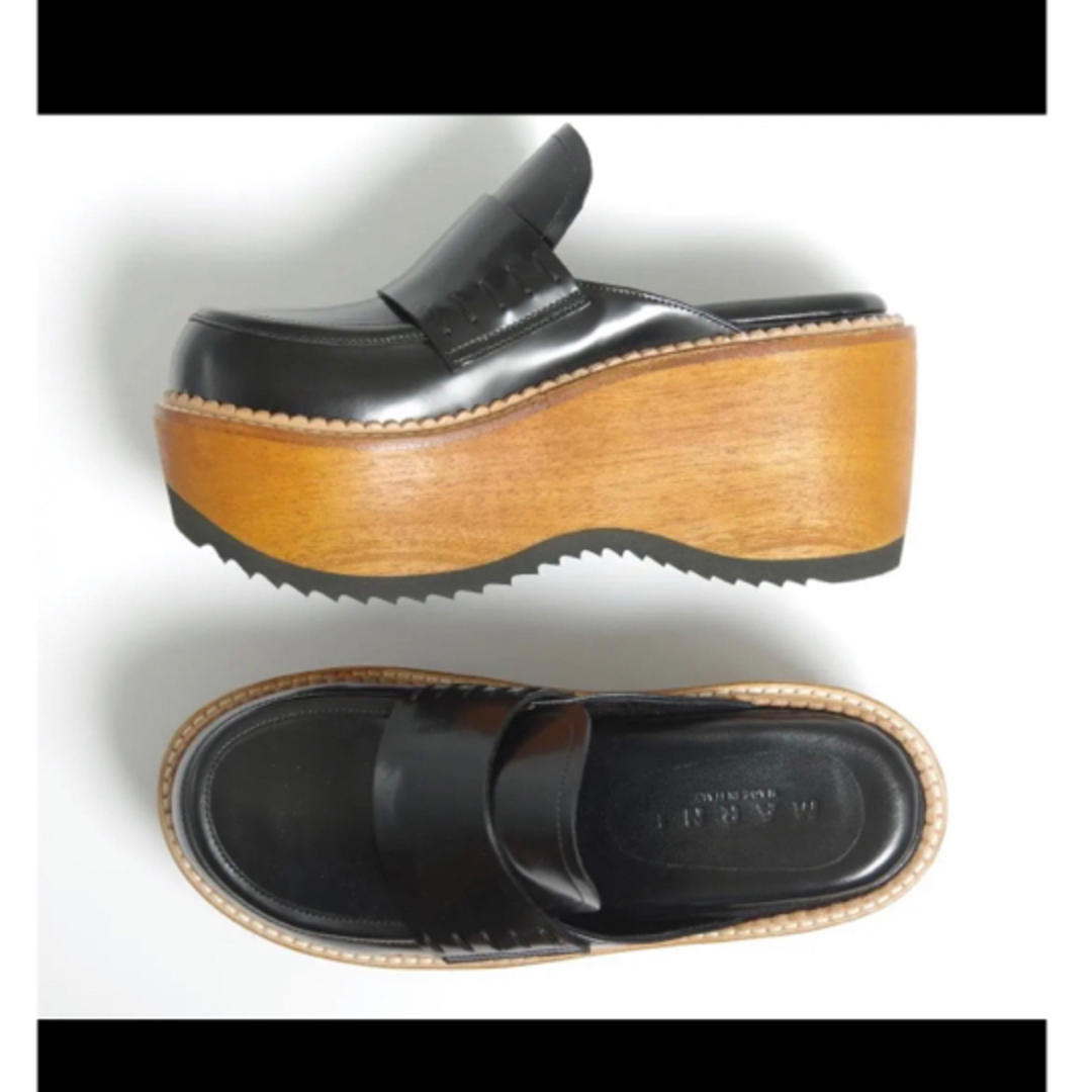 Marni(マルニ)の【期間限定値下げ】 ⭐︎MARNI⭐︎プラットフォームサボサンダルローファー レディースの靴/シューズ(ローファー/革靴)の商品写真