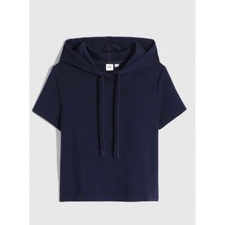 ギャップ(GAP)のGAP 半袖スウェットパーカー ショートパンツ 2点セット(ルームウェア)