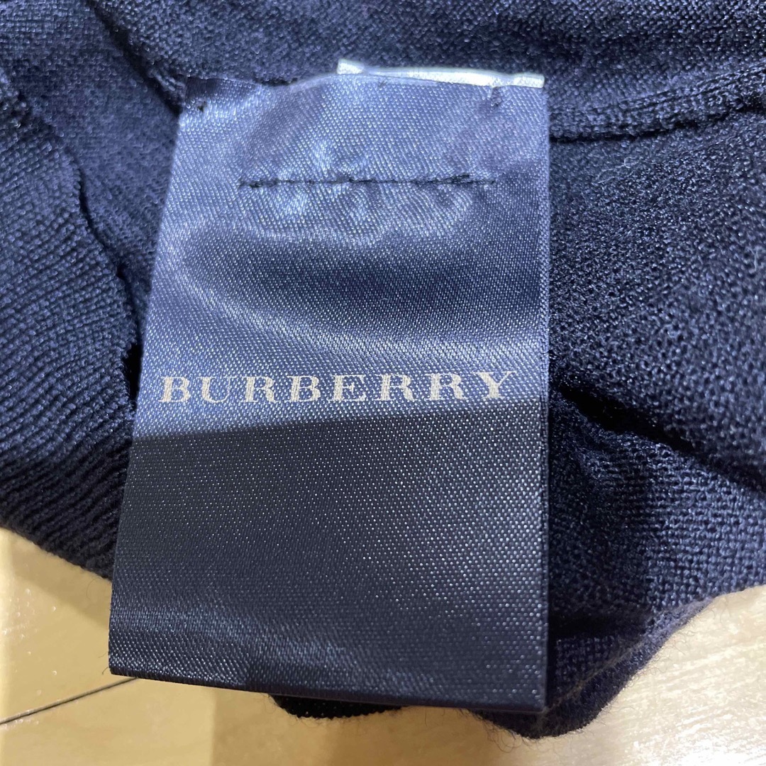 BURBERRY(バーバリー)のバーバリー　ウール薄手Vセータースタッズ付き メンズのトップス(ニット/セーター)の商品写真