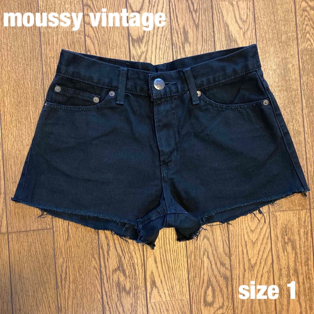 moussy(マウジー)のmoussy vintage ショートパンツ　size1 レディースのパンツ(ショートパンツ)の商品写真