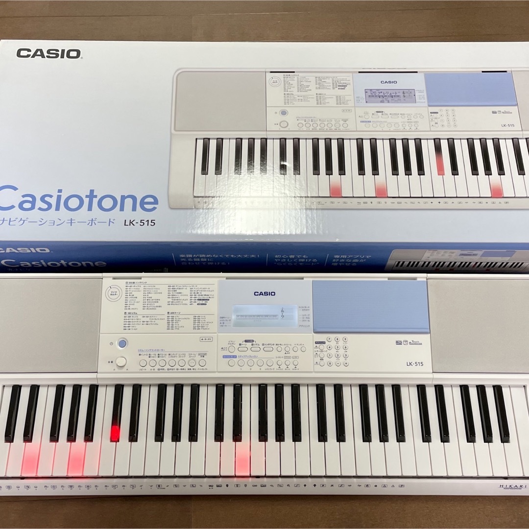 CASIO Casiotone 光ナビゲーションキーボード LK-515-