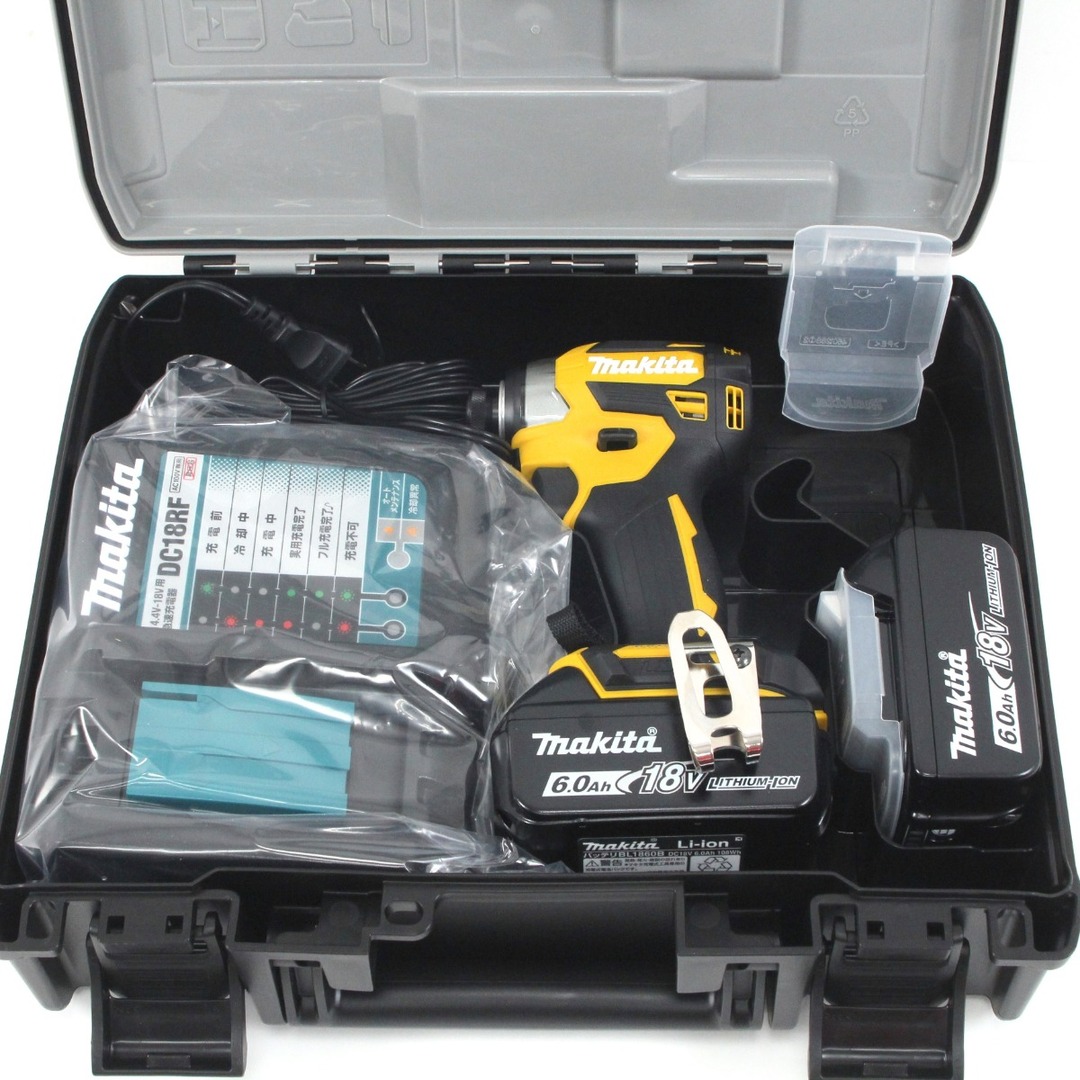 $$ MAKITA マキタ 充電式インパクトドライバ TD173DRGXFY イエロー 18V 6.0Ah 開封未使用品