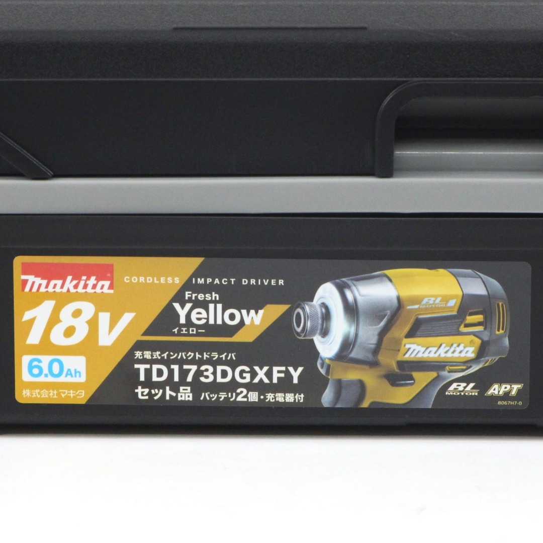 Makita(マキタ)の$$ MAKITA マキタ 充電式インパクトドライバ TD173DRGXFY イエロー 18V 6.0Ah 開封未使用品 インテリア/住まい/日用品のインテリア/住まい/日用品 その他(その他)の商品写真