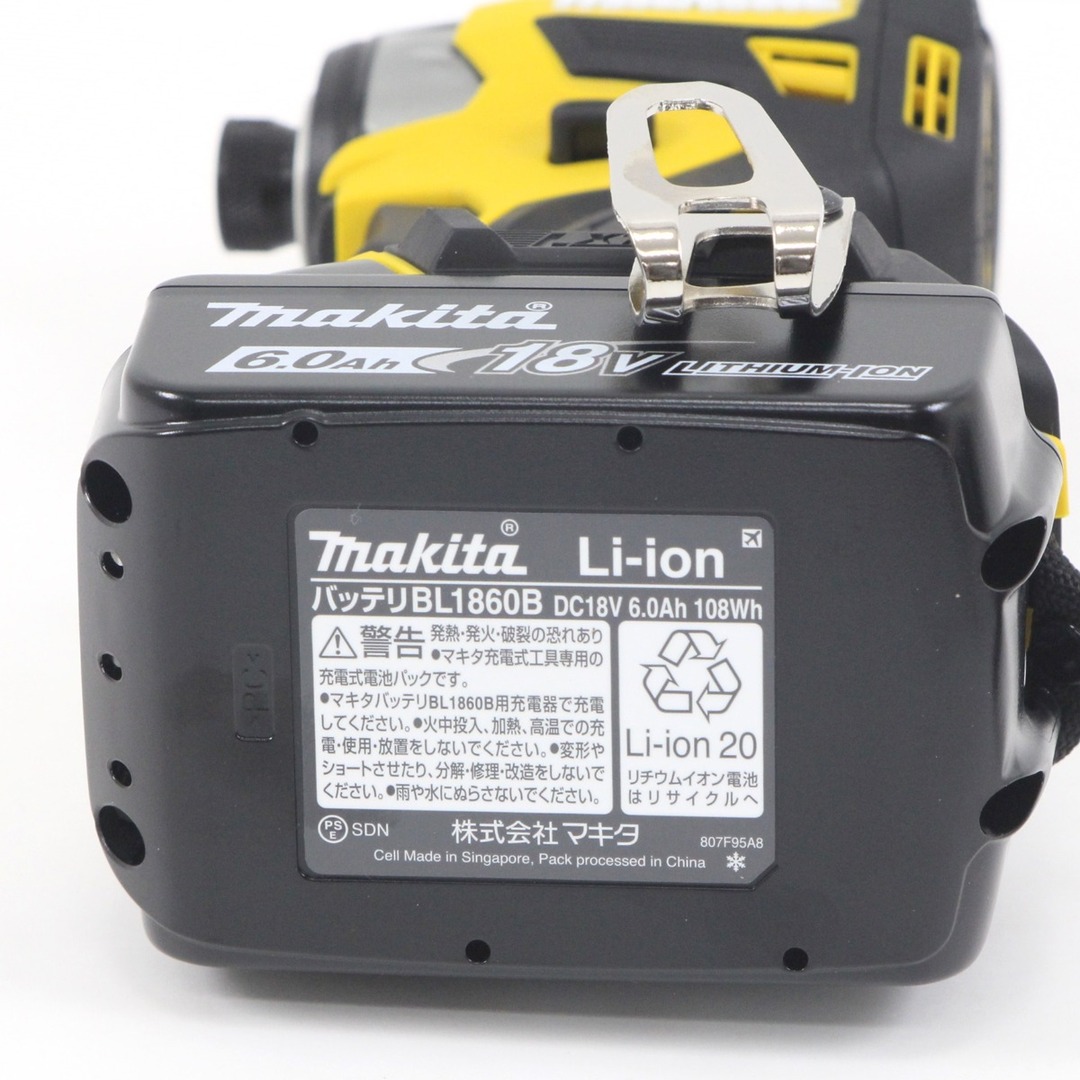 Makita(マキタ)の$$ MAKITA マキタ 充電式インパクトドライバ TD173DRGXFY イエロー 18V 6.0Ah 開封未使用品 インテリア/住まい/日用品のインテリア/住まい/日用品 その他(その他)の商品写真