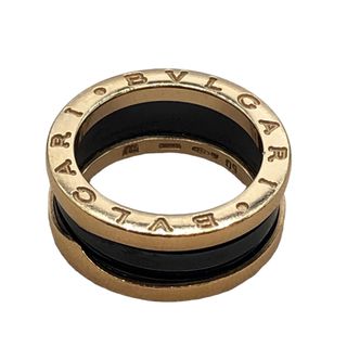 ブルガリ(BVLGARI)の　ブルガリ BVLGARI ビーゼロワン　リング　2バンド　ブラックセラミック K18ピンクゴールド 750PG、セラミック ジュエリー(リング(指輪))