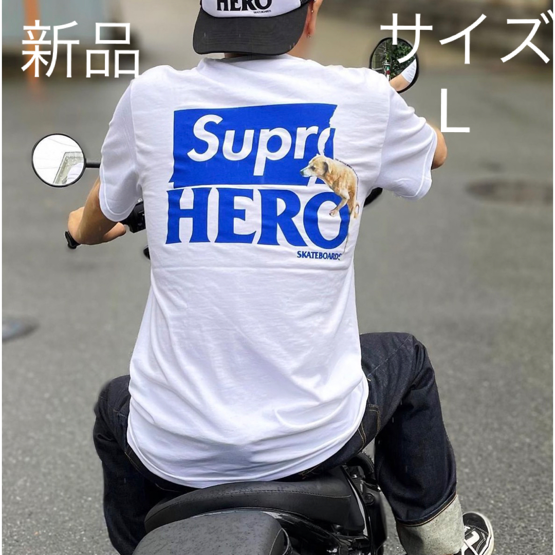 白whiteサイズSupreme ANTI HERO Dog Tee アンチ アンタイ ヒーロー