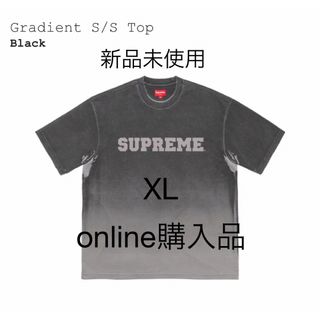 Supreme - 【新品未使用】Supreme Gradient S/S Top 黒 XLの通販|ラクマ