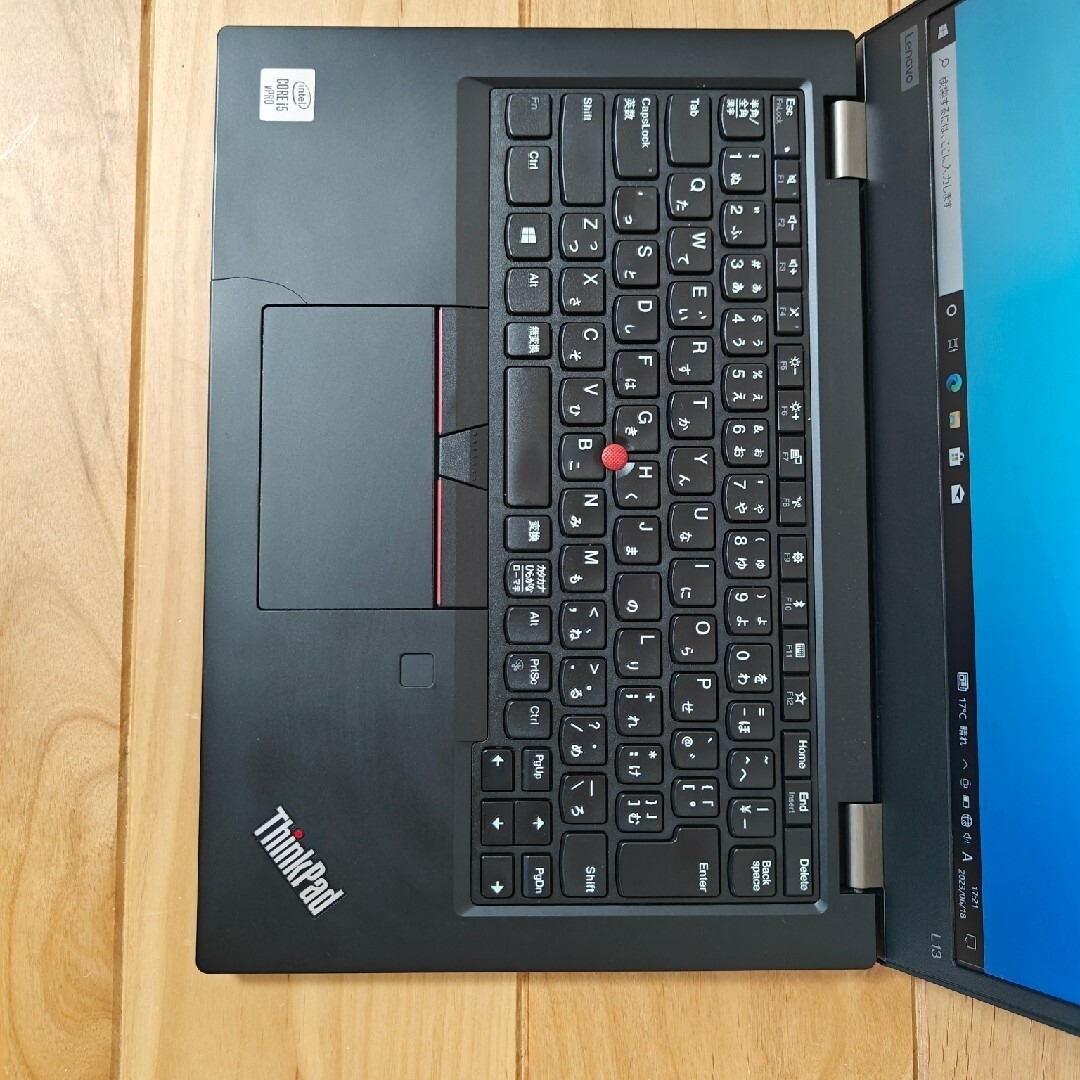 2020年モデル Thinkpad L13 第10世代core 16GB 15④