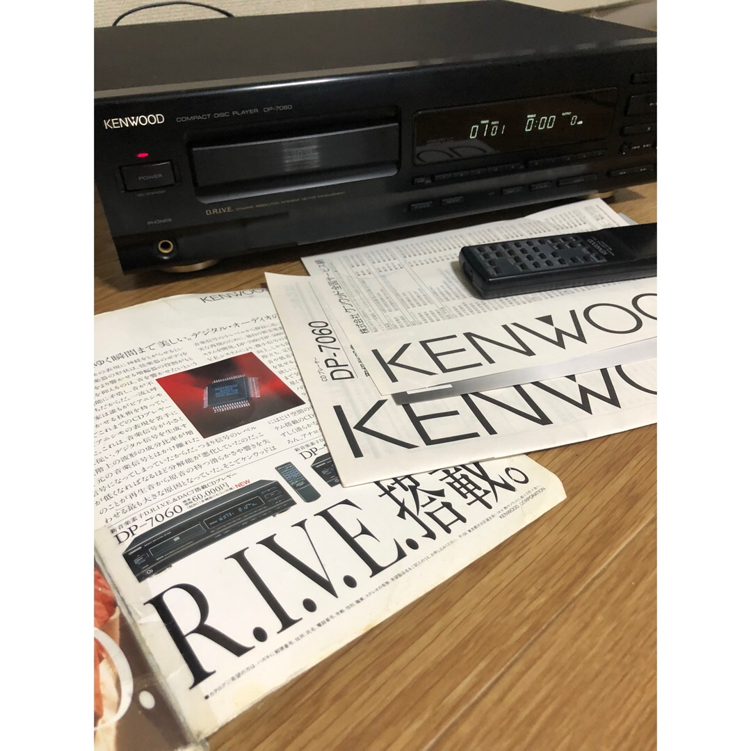 KENWOOD CDプレーヤー DP-7060 DP-7060 動作品 KENWOOD