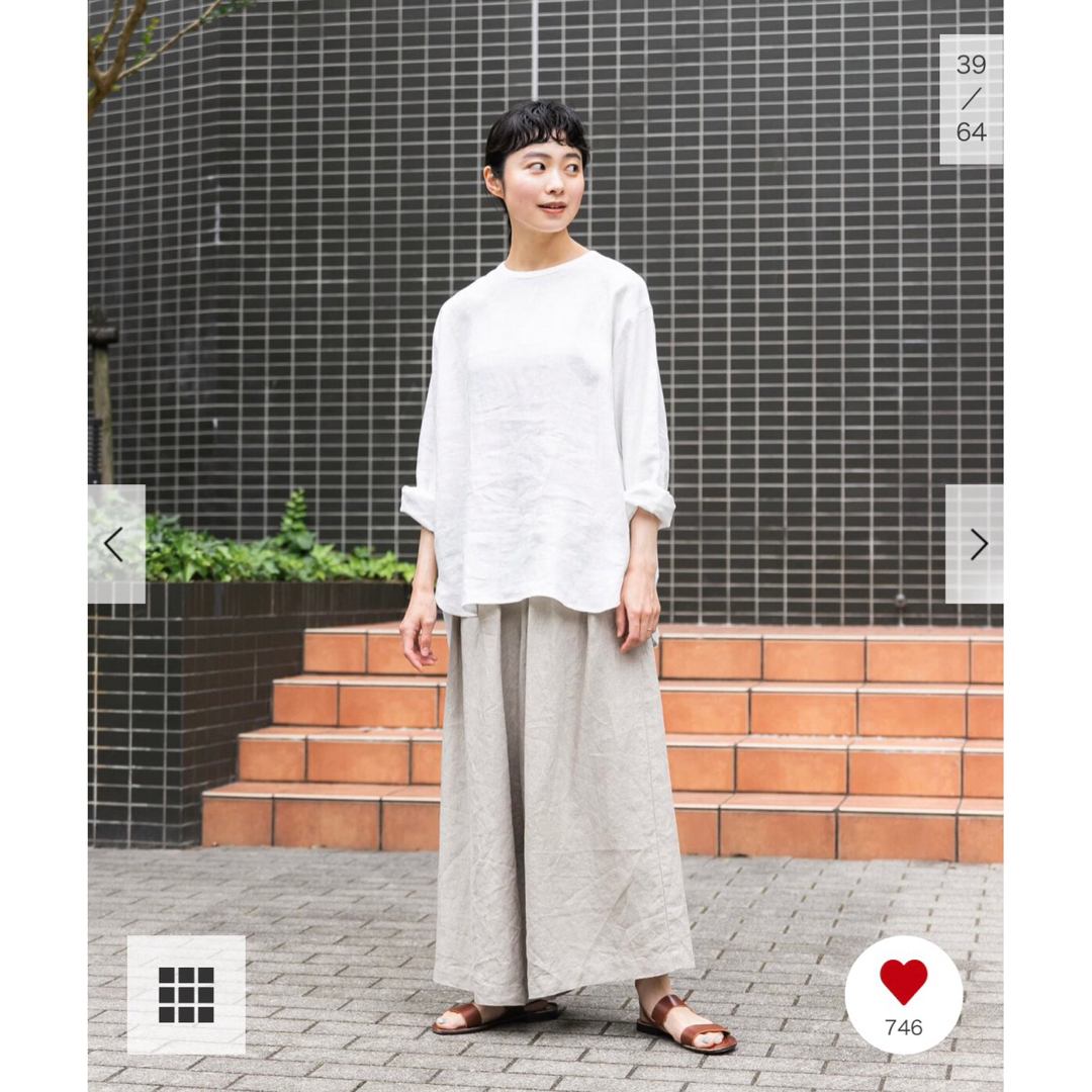 かぐれ - アコワン様 専用⭐︎新品タグ付 リネンワイドパンツ かぐれ
