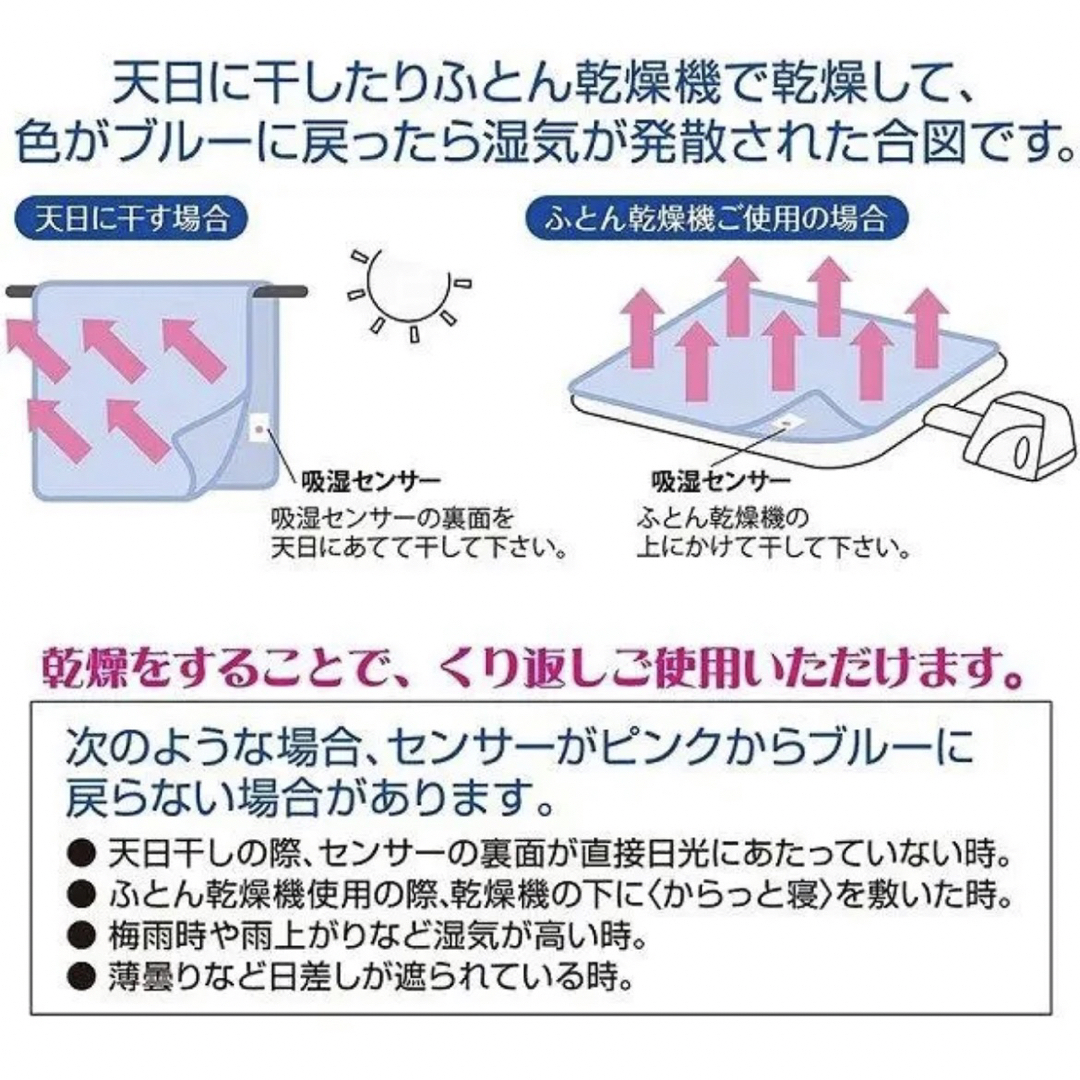 西川(ニシカワ)の【新品】西川 nishikawa  からっと寝 調湿シート ダブル ブルー インテリア/住まい/日用品の寝具(シーツ/カバー)の商品写真