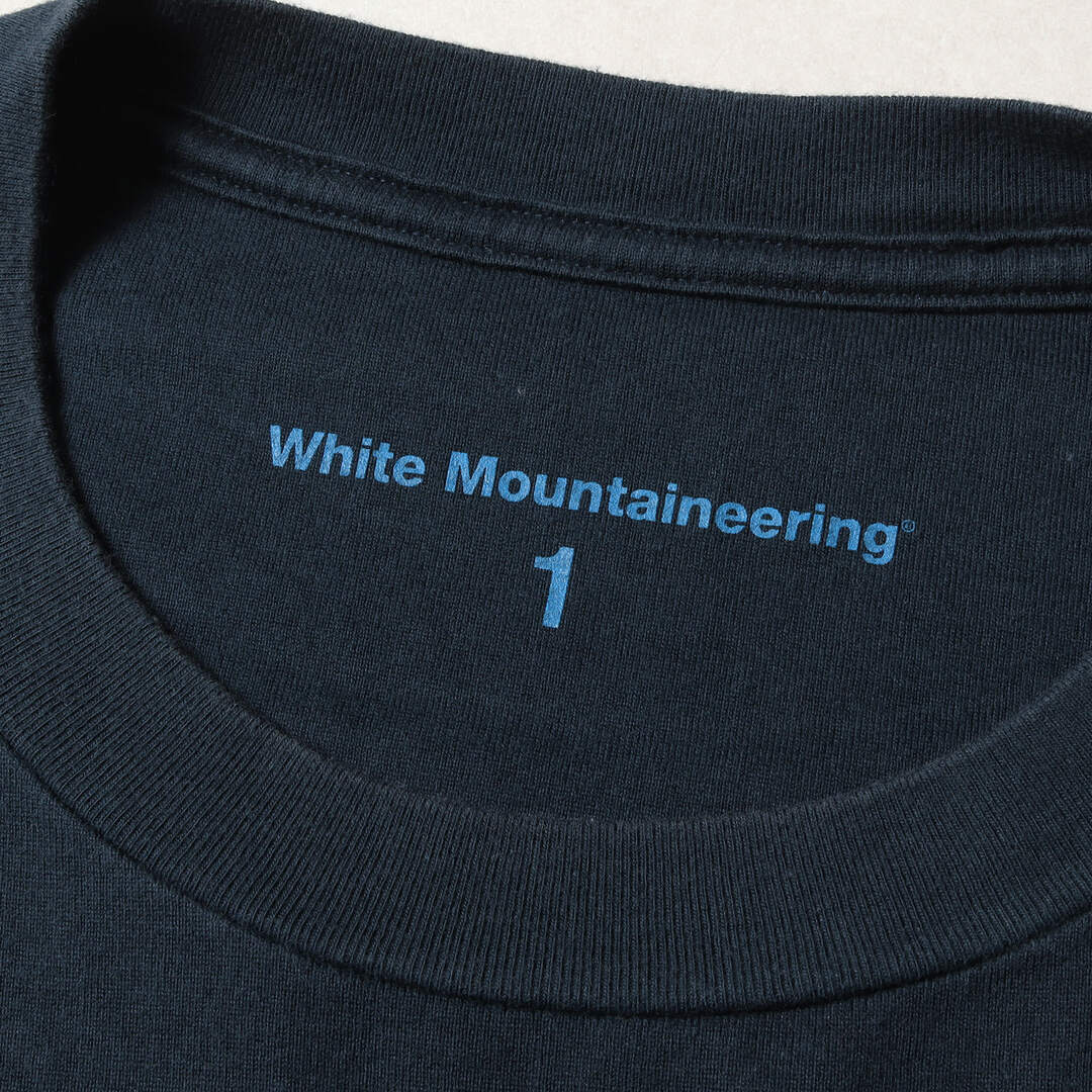 White Mountaineering ホワイトマウンテニアリング Tシャツ サイズ:1 タイダイ柄 ポケット WM2171518 半袖 クルーネック 21SS ネイビー マルチカラー トップス カットソー ブランド カジュアル シンプル 日本製【メンズ】