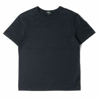 アーペーセー(A.P.C)のA.P.C. アーペーセー Tシャツ サイズ:XS スリーブポケット バックヘム ロゴ エンブロイダリー 半袖 クルーネック ワンポイント RUE MADAME PARIS ネイビー紺 ブランド カジュアル シンプル 無地 日本製【メンズ】【中古】【美品】(Tシャツ/カットソー(半袖/袖なし))