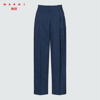 ユニクロ(UNIQLO)のユニクロ×マルニ　22SS ワイドフィットタックパンツ(スラックス)