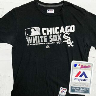マジェスティック(Majestic)のLWG  Tシャツ Majestic 黒 シカゴ　ホワイトソックス　野球　MLB(Tシャツ/カットソー(半袖/袖なし))