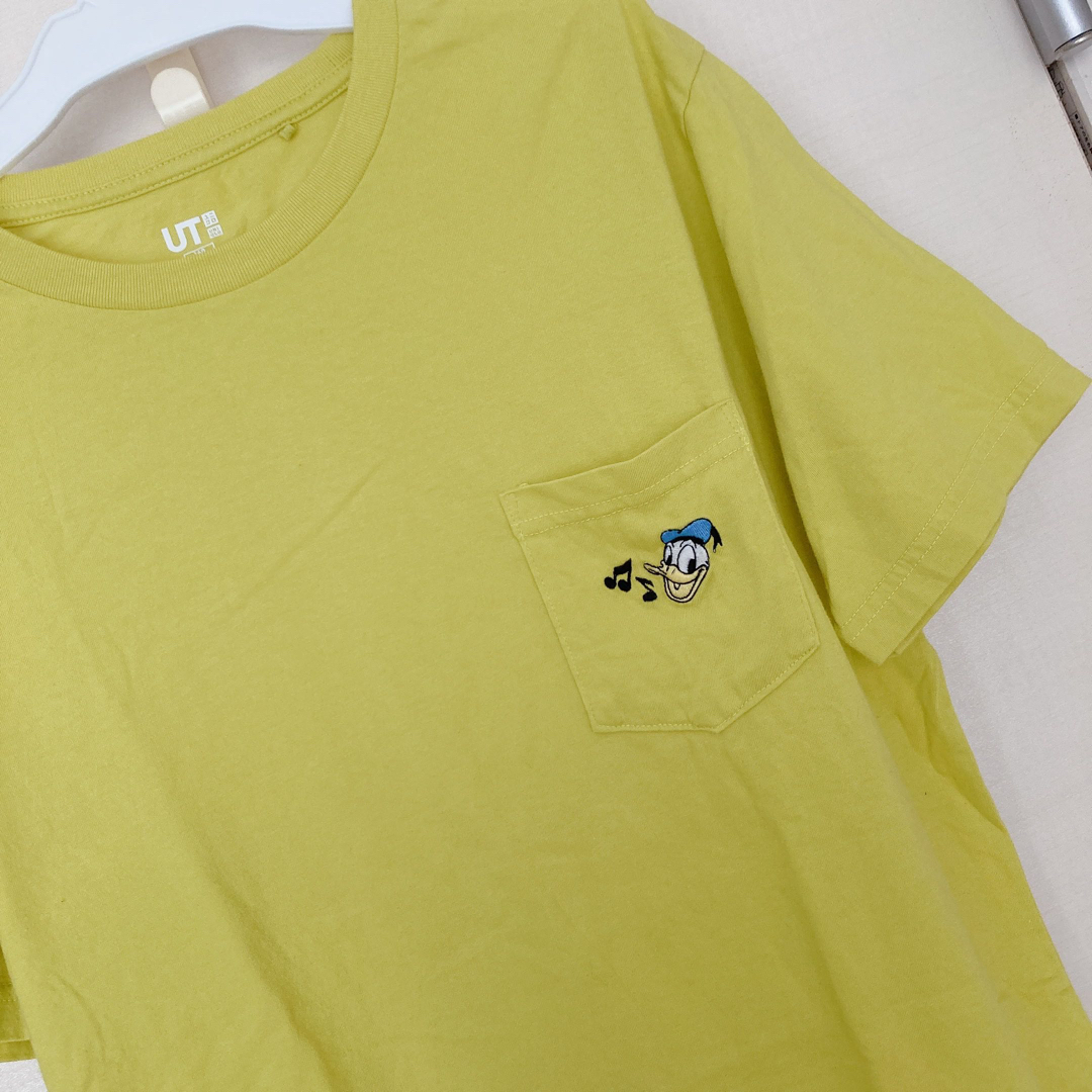 Disney(ディズニー)のお値下げ。UNIQLO ドナルド　トップス キッズ/ベビー/マタニティのキッズ服女の子用(90cm~)(Tシャツ/カットソー)の商品写真