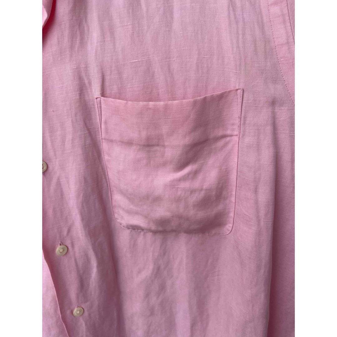 POLO RALPH LAUREN(ポロラルフローレン)の90s ビッグポロ 半袖シャツ caldwell  シルク 開襟オープンカラー メンズのトップス(シャツ)の商品写真