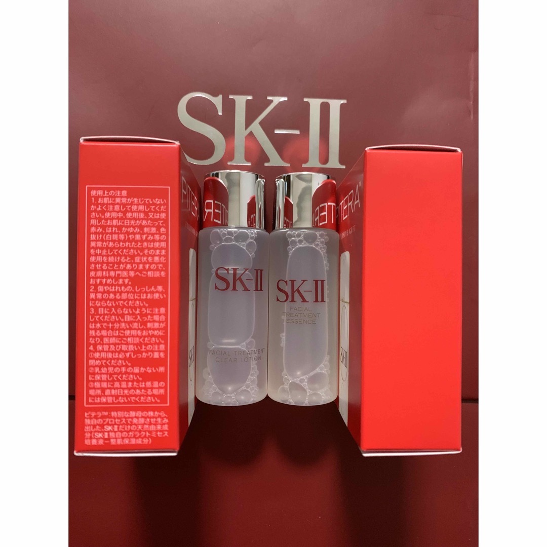 SK-IIコフレGWP キット エッセンス& クリアローション各30mL×12本