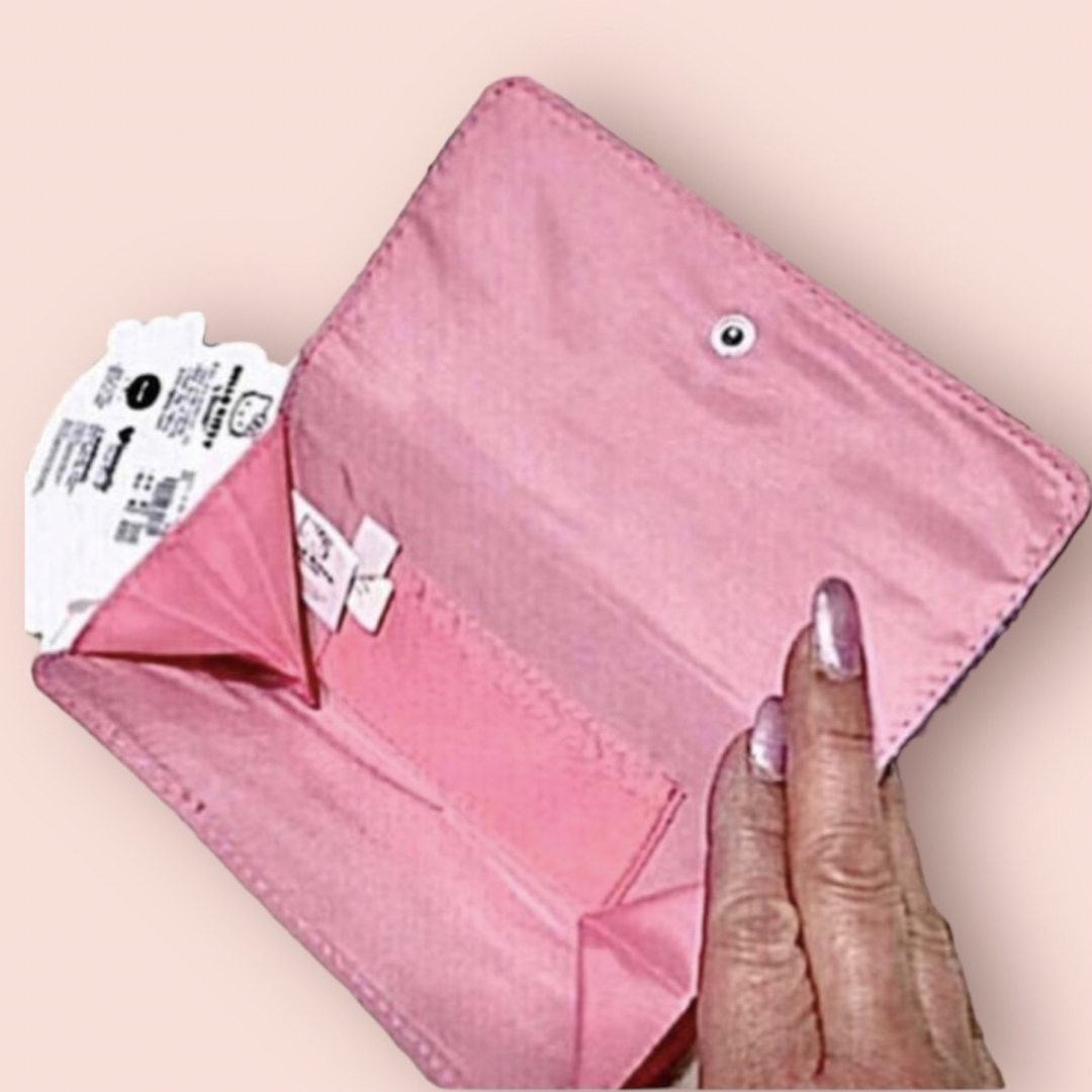サンリオ(サンリオ)の新品 タグ付き❤️ハローキティレースとビジュー付き布製お財布 レディースのファッション小物(財布)の商品写真
