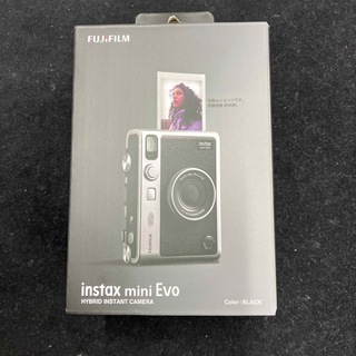 富士フイルム チェキ instax mini Evo ブラック(1台)(フィルムカメラ)