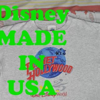 ディズニー(Disney)のディズニー Tシャツ 12637c USA製 ハリウッドプラネット 公式モデル(Tシャツ/カットソー(半袖/袖なし))