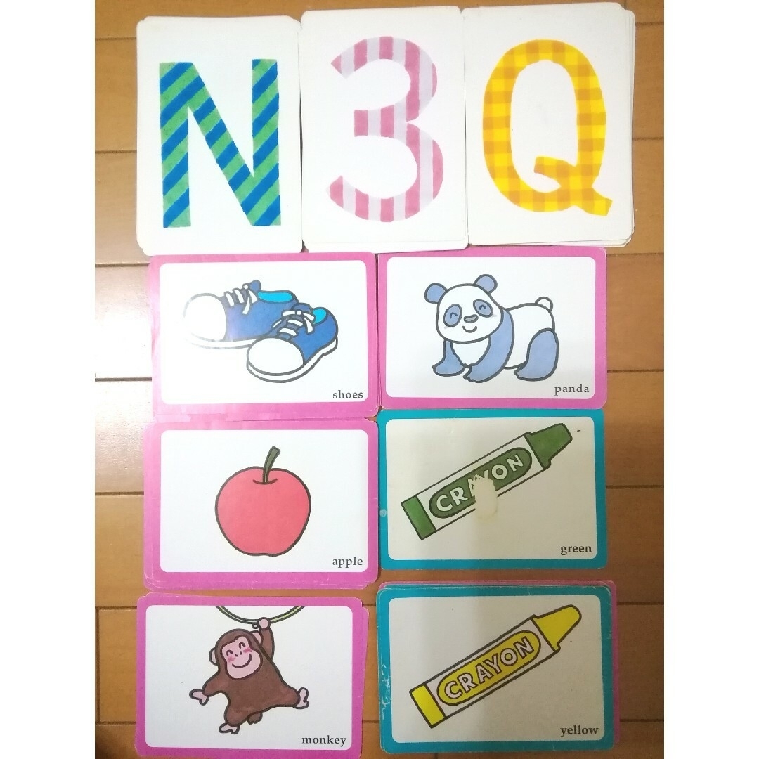 英語 フラッシュカード  2箱  幼児教育(0才～5才) キッズ/ベビー/マタニティのおもちゃ(知育玩具)の商品写真