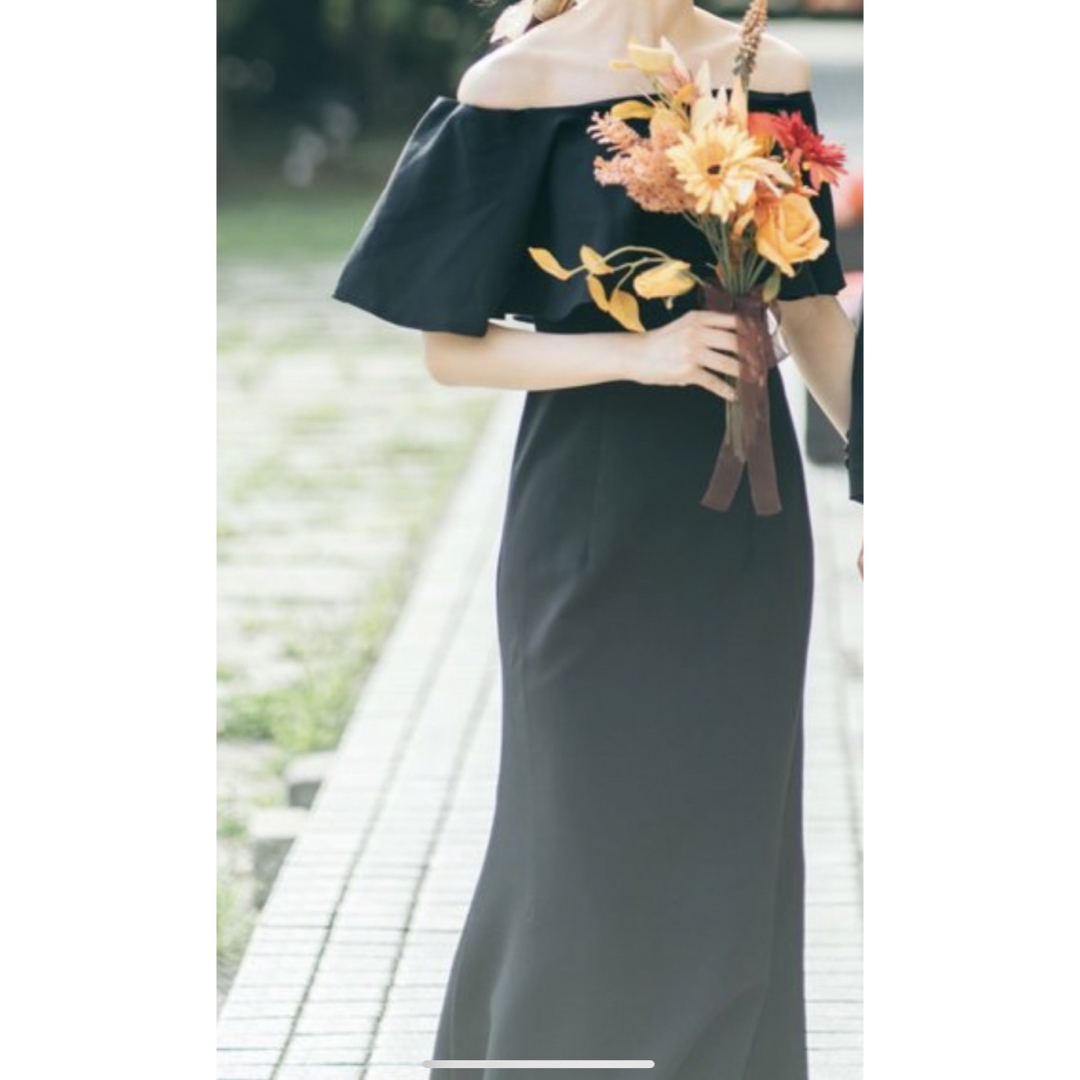 前撮り ドレス ワンピース レディースのワンピース(ロングワンピース/マキシワンピース)の商品写真