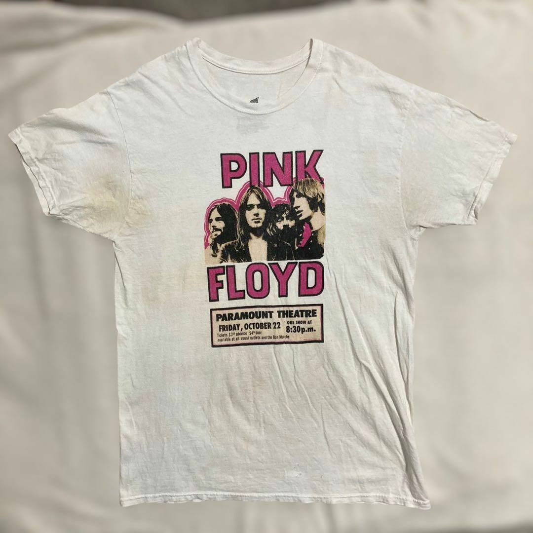 Hanes - LVF バンド Tシャツ 古着 白 PINK FLOYD ピンクフロイドの通販