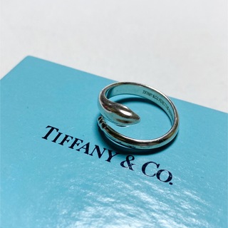 最新 Tiffany vintage silver925 スネークリング 希少サイズ リング ...