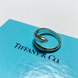 最新 Tiffany vintage silver925 スネークリング 希少サイズ リング ...