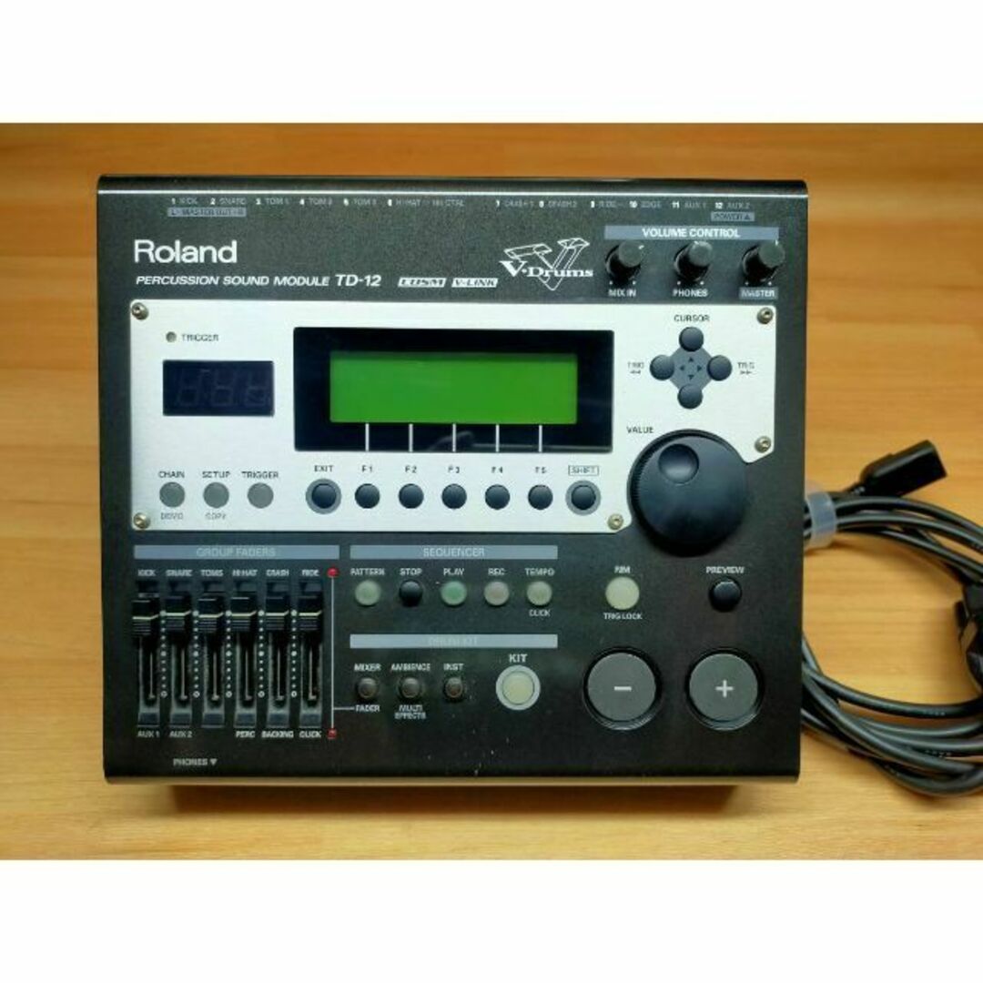 ◎液晶難あり◎ Roland TD-12 電子ドラム 音源モジュール